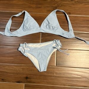 Small light blue 2 piece
